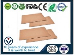 Copper PTFE Grill Baking Mat, PTFE Oven Liner, PTFE BBQ Grill Mat