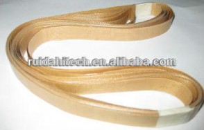 PTFE seamless sealing belt with guide