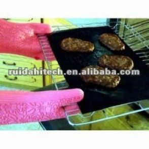 Reusable Non-sticky PTFE FABRIC, BBQ GRILL MAT,oven lienr ,dishwash safe!