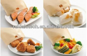 Eco-friendly clean PTFE toast bread bag,reusable, can stamp logos in the bag   