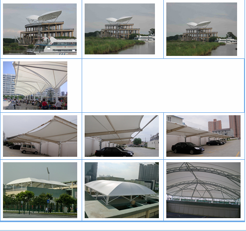 PTFE Tensile Membrane Structure Platform Bleacher ptfe tent